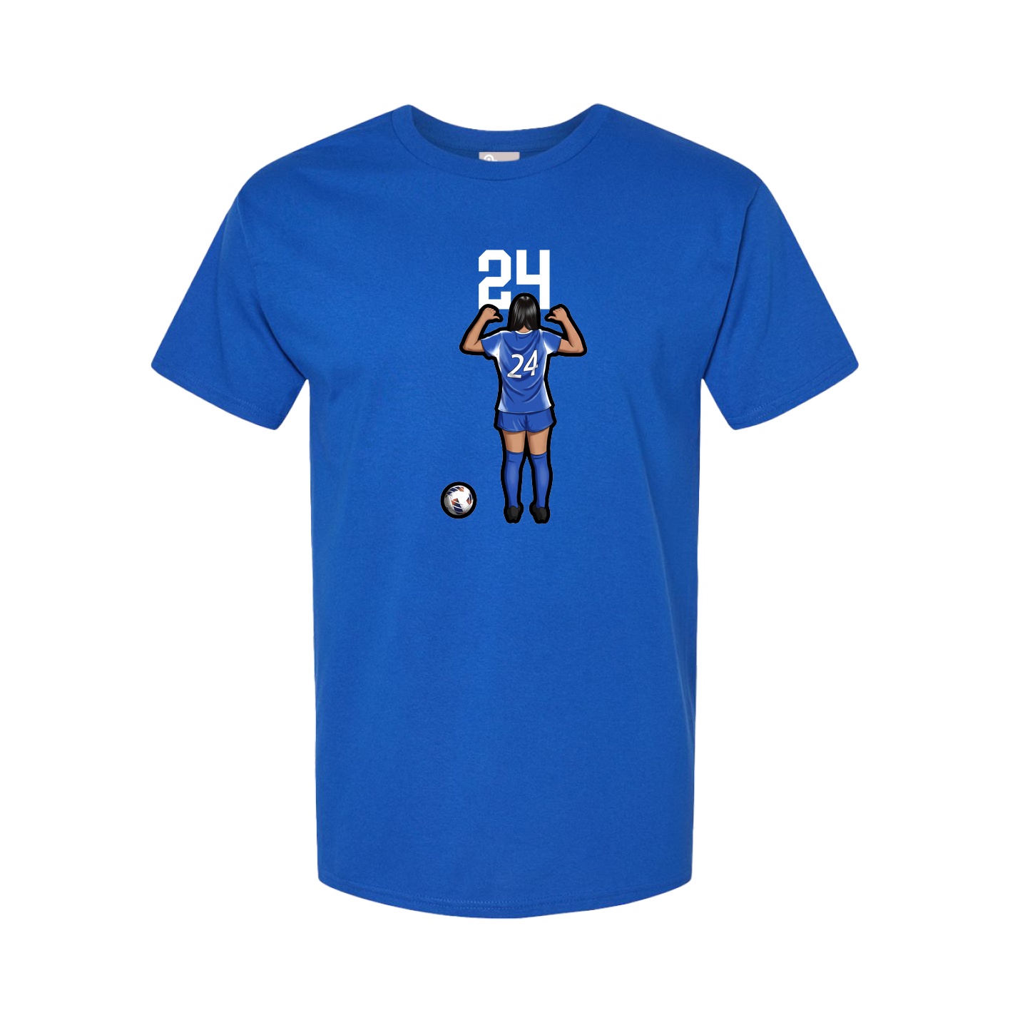 Tee — Number Top in Royal