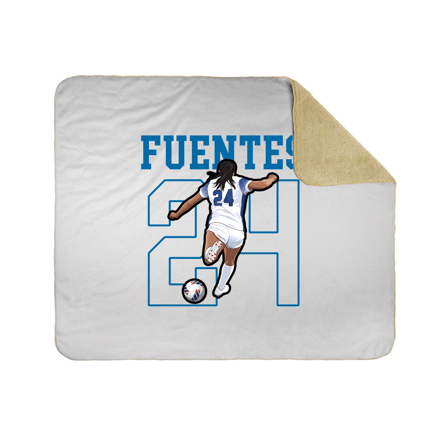 Throw Blanket — Shirsey in White