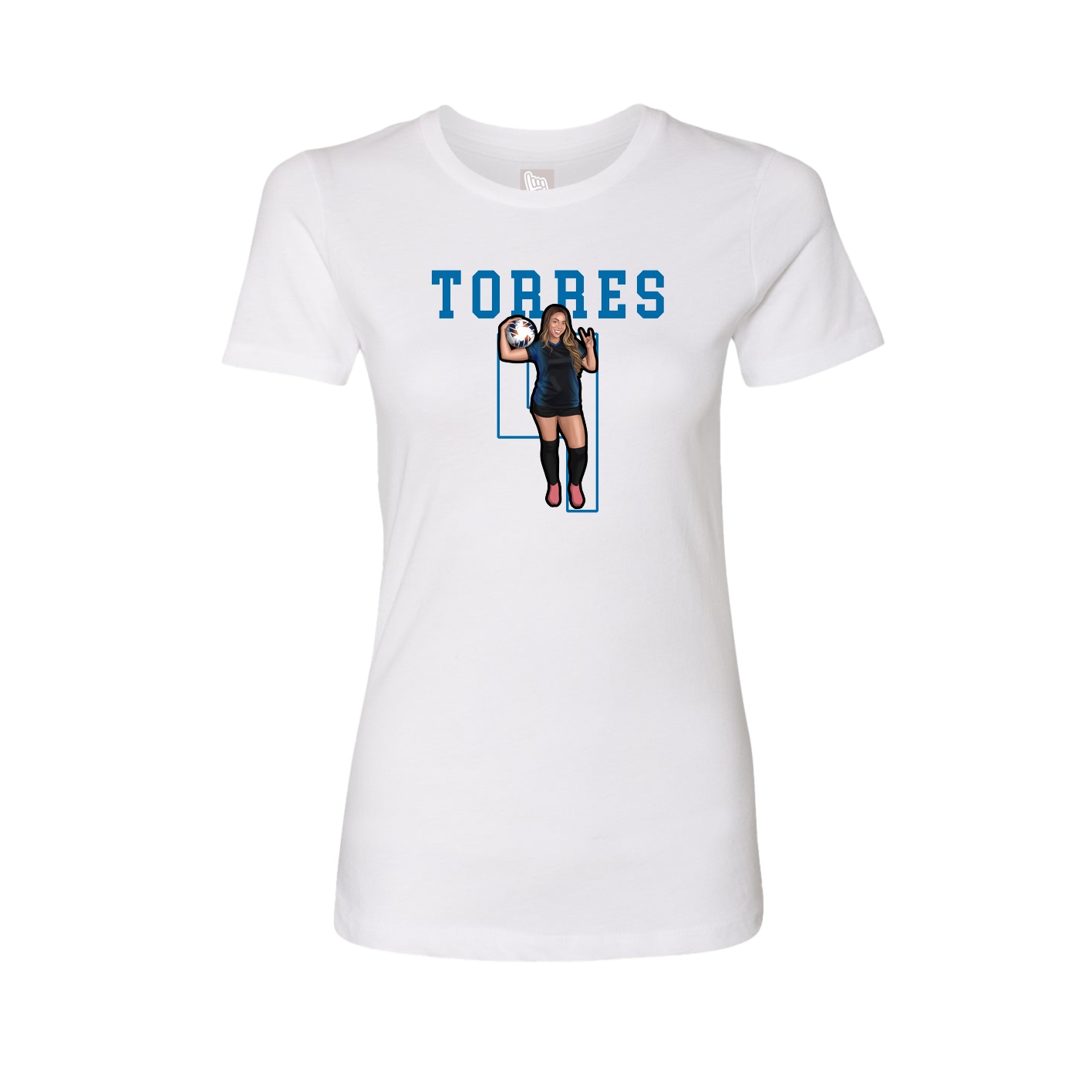 Fitted Women's Tee — Shirsey in White