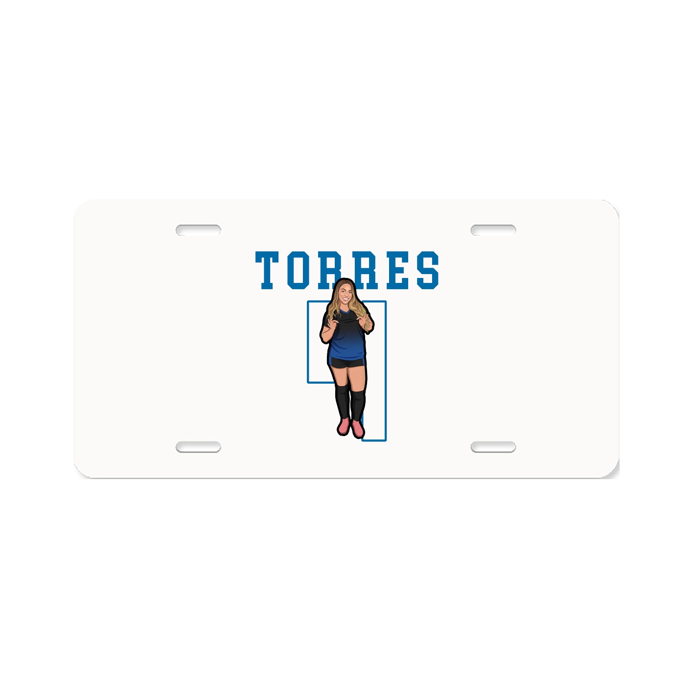 License Plate — Shirsey in Classic