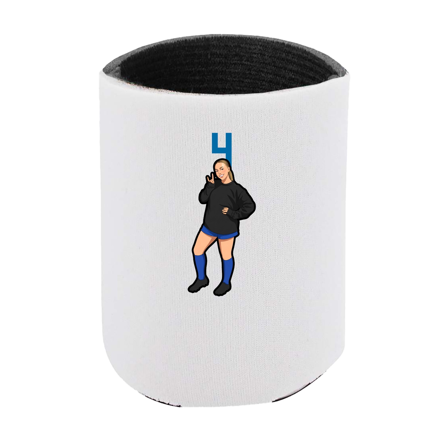 Can Holder — Number Top in White