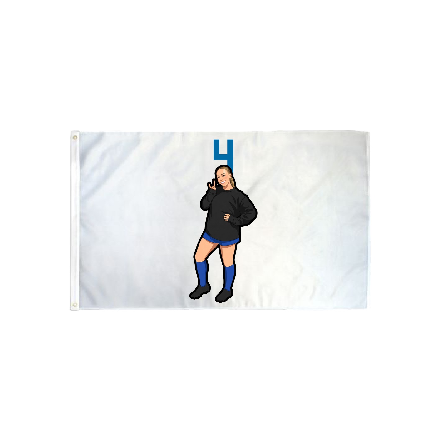 3x5 Flag — Number Top in Classic