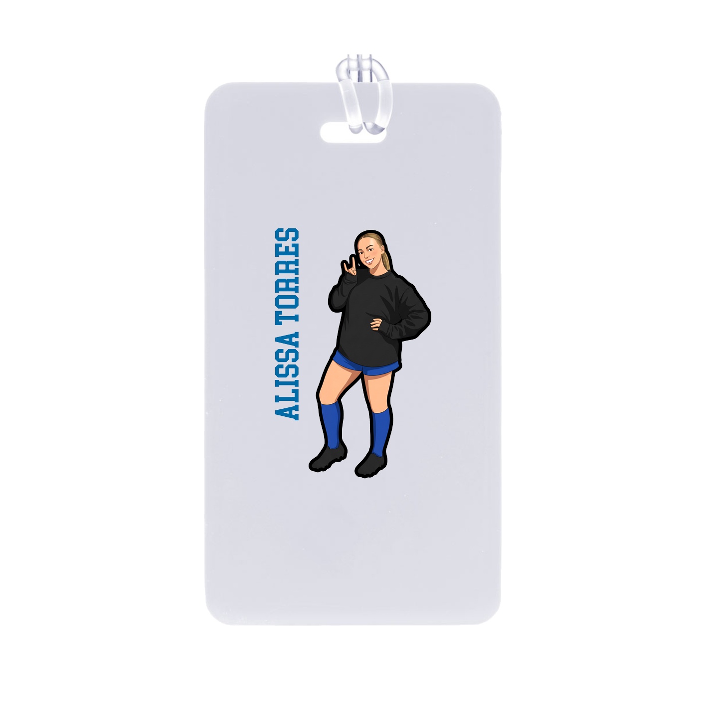 Bag Tag — Name Vertical in Classic