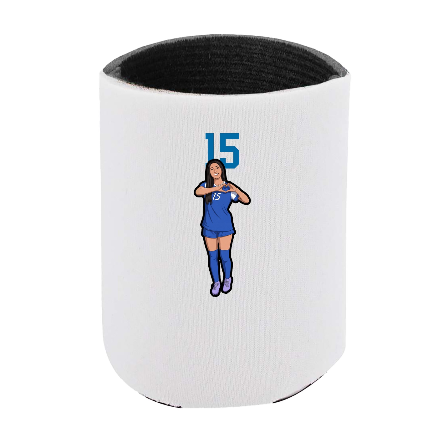 Can Holder — Number Top in White