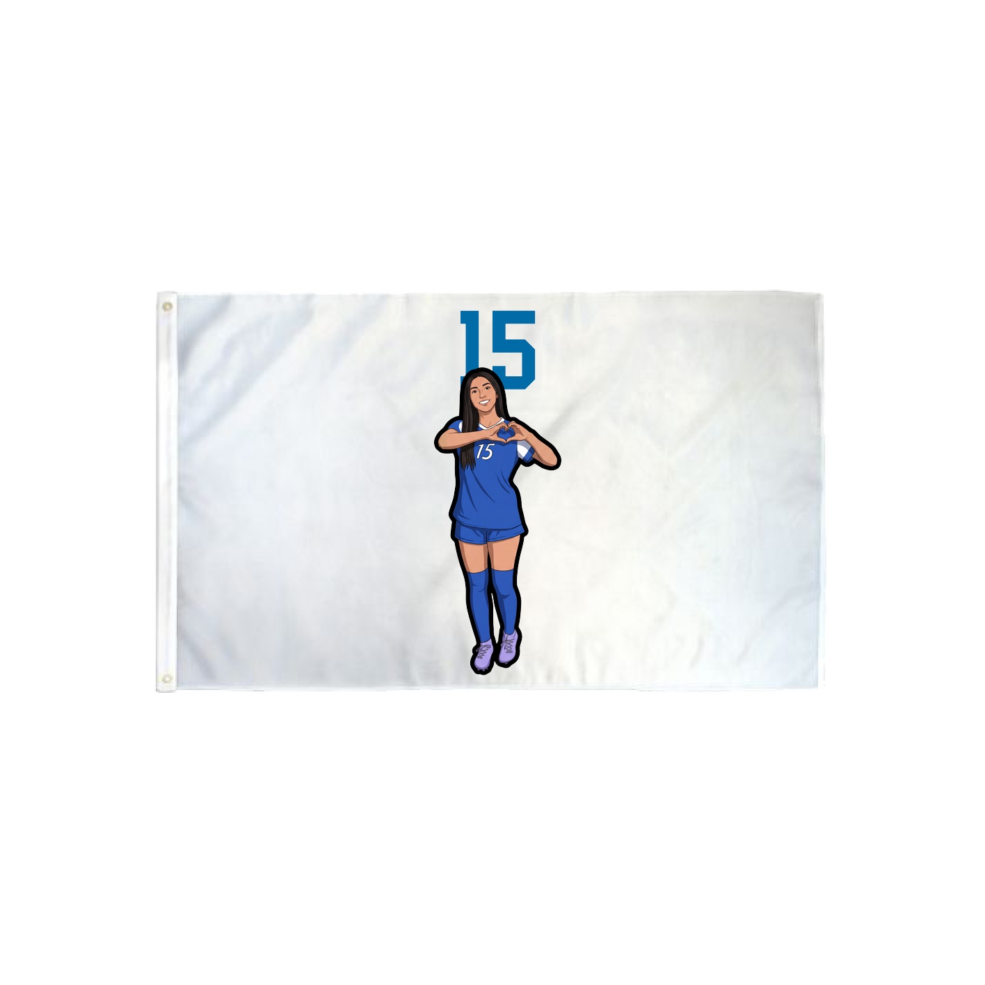 3x5 Flag — Number Top in Classic