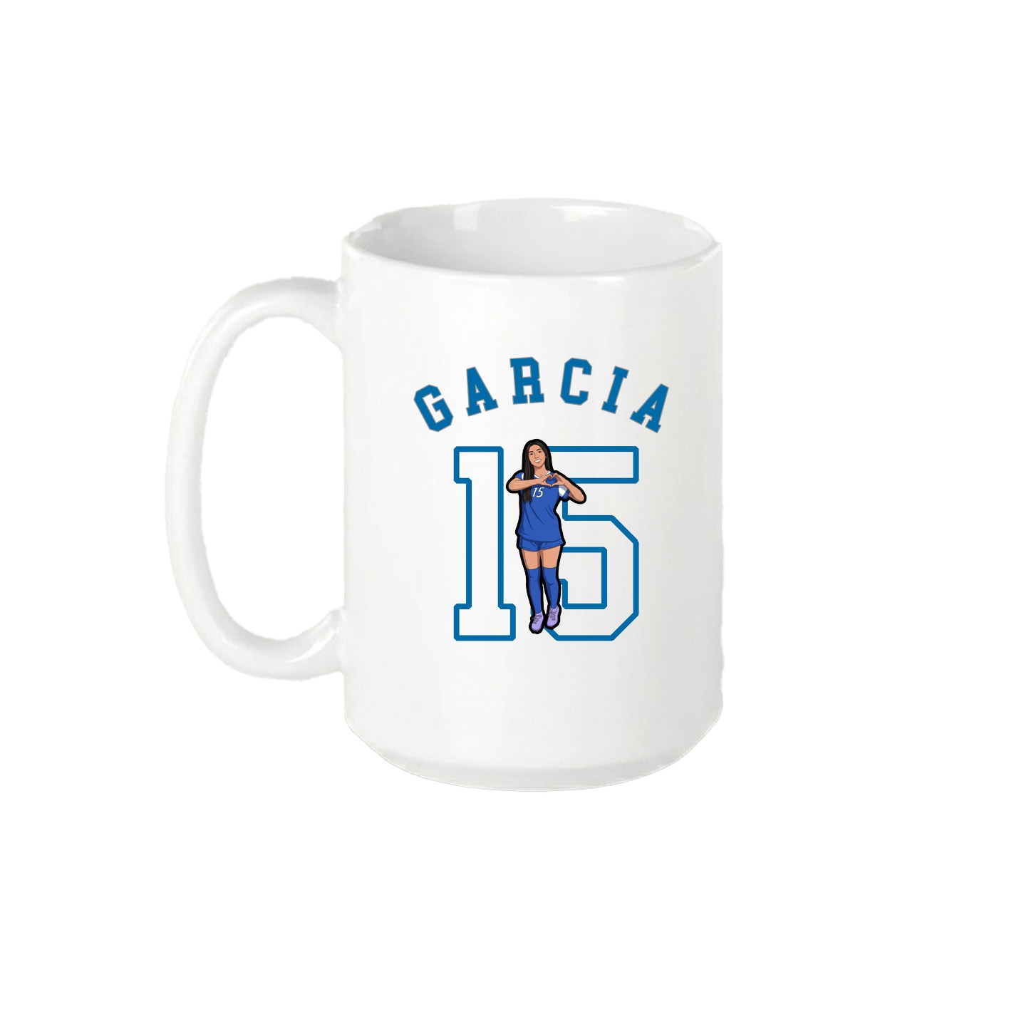 15oz Coffee Mug — Shirsey Arch in White