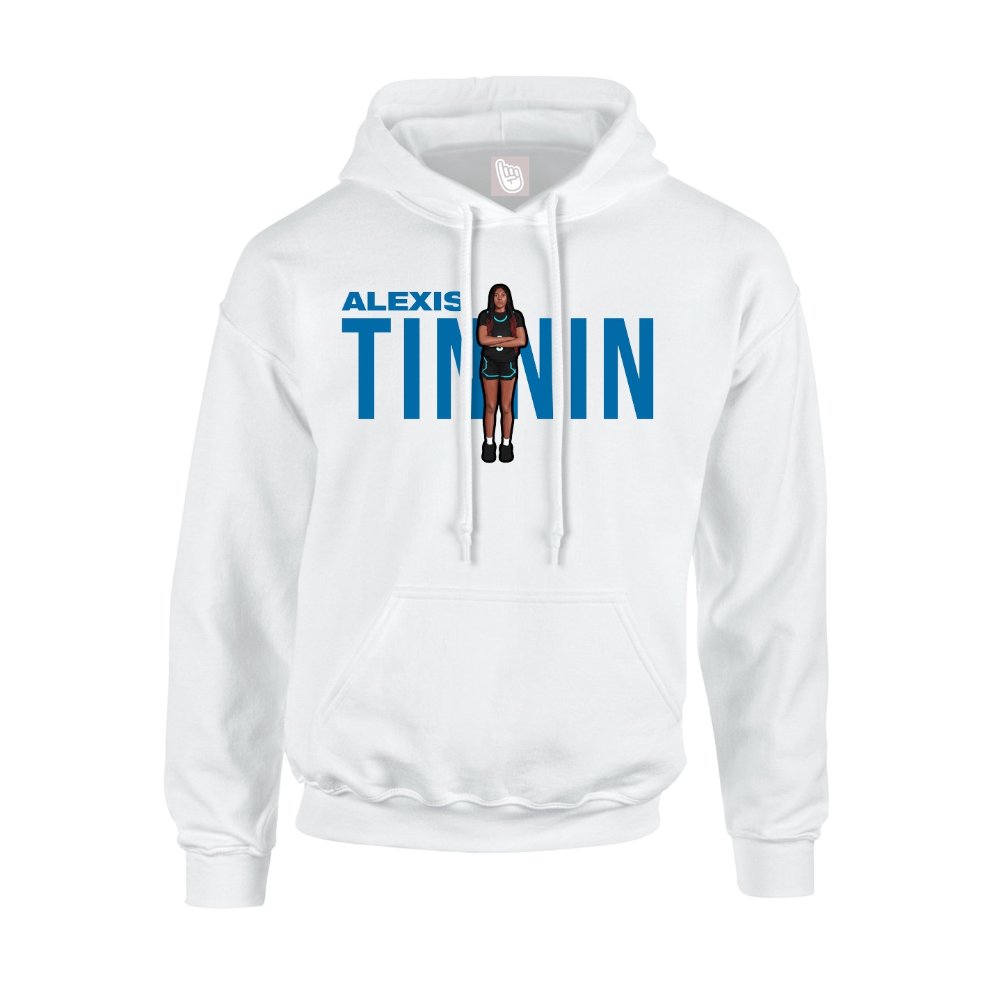 Hoodie — Player Name in White