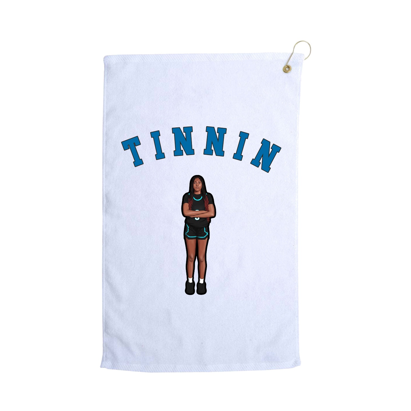 Golf Towel — Shirsey Arch in White