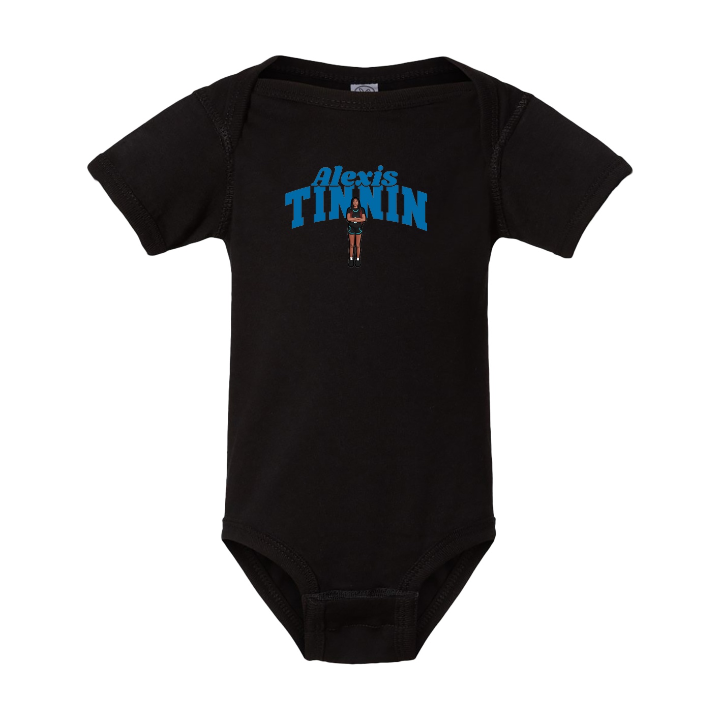 Baby Onesie — Signature Arch in Black