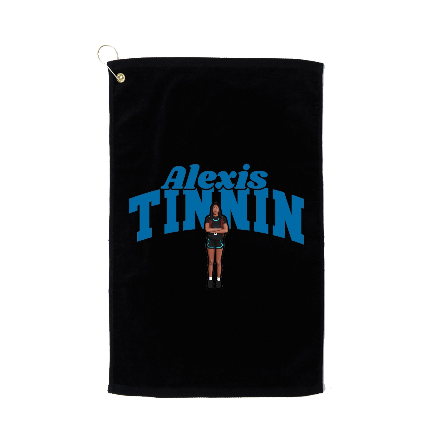 Golf Towel — Signature Arch in Black