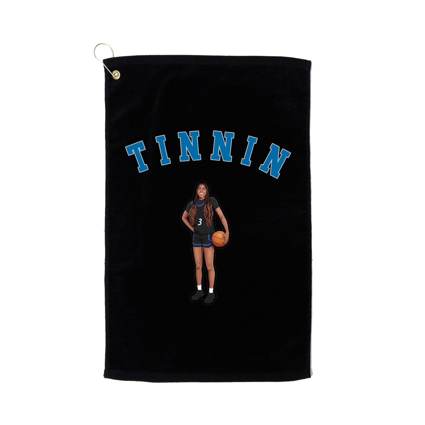 Golf Towel — Shirsey Arch in Black