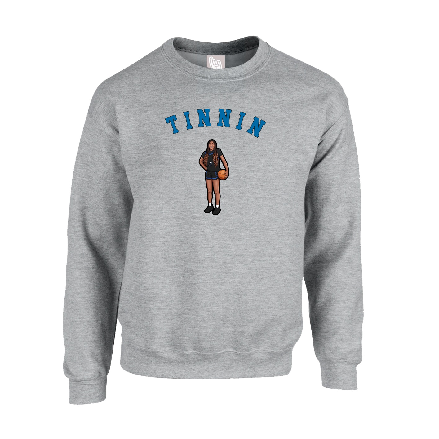 Fleece Crew — Shirsey Arch in Grey