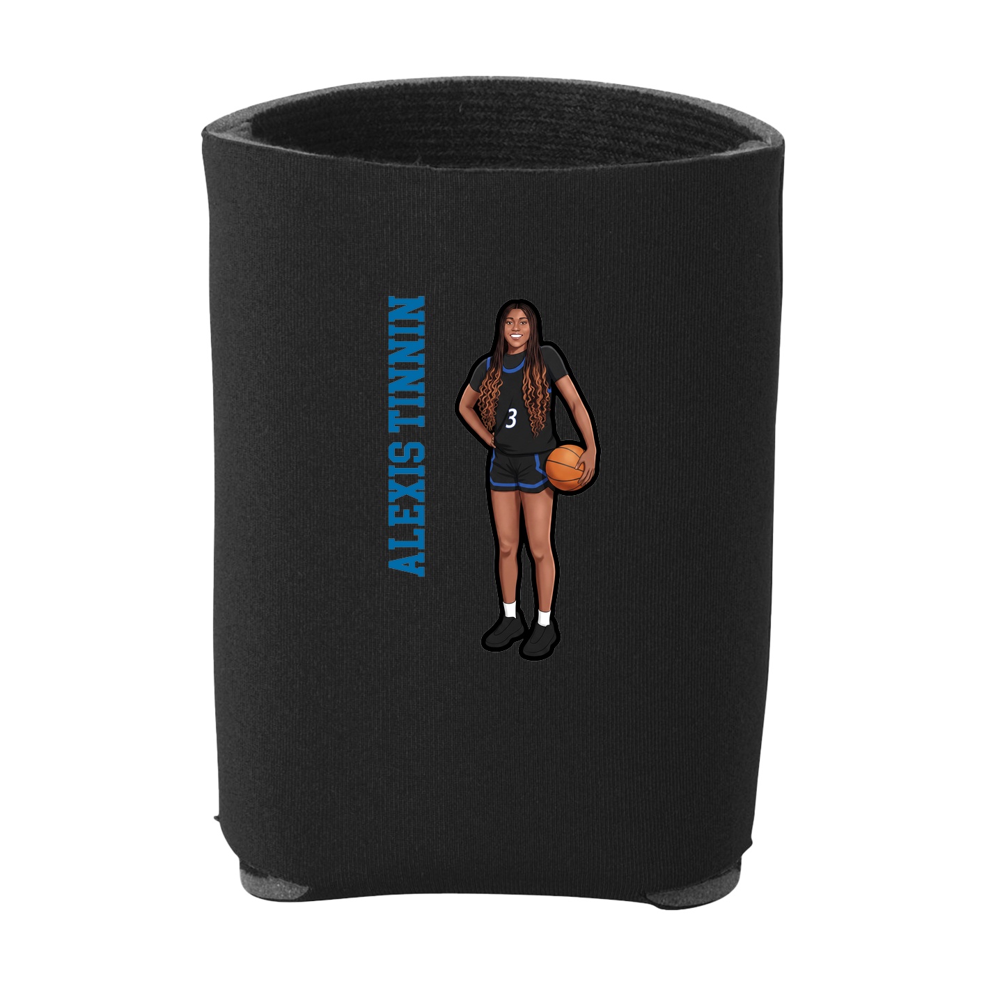 Can Holder — Name Vertical in Black