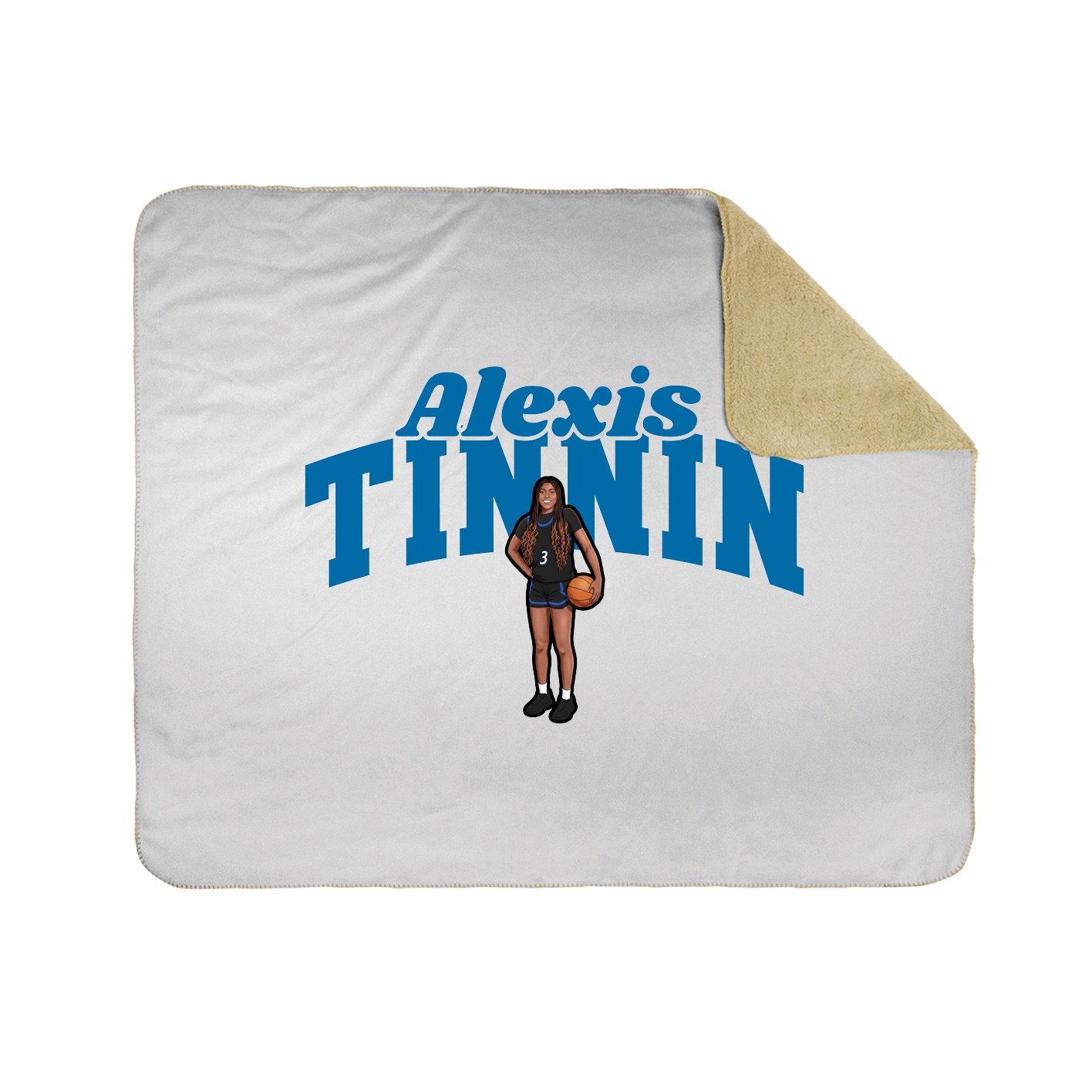 Throw Blanket — Signature Arch in White