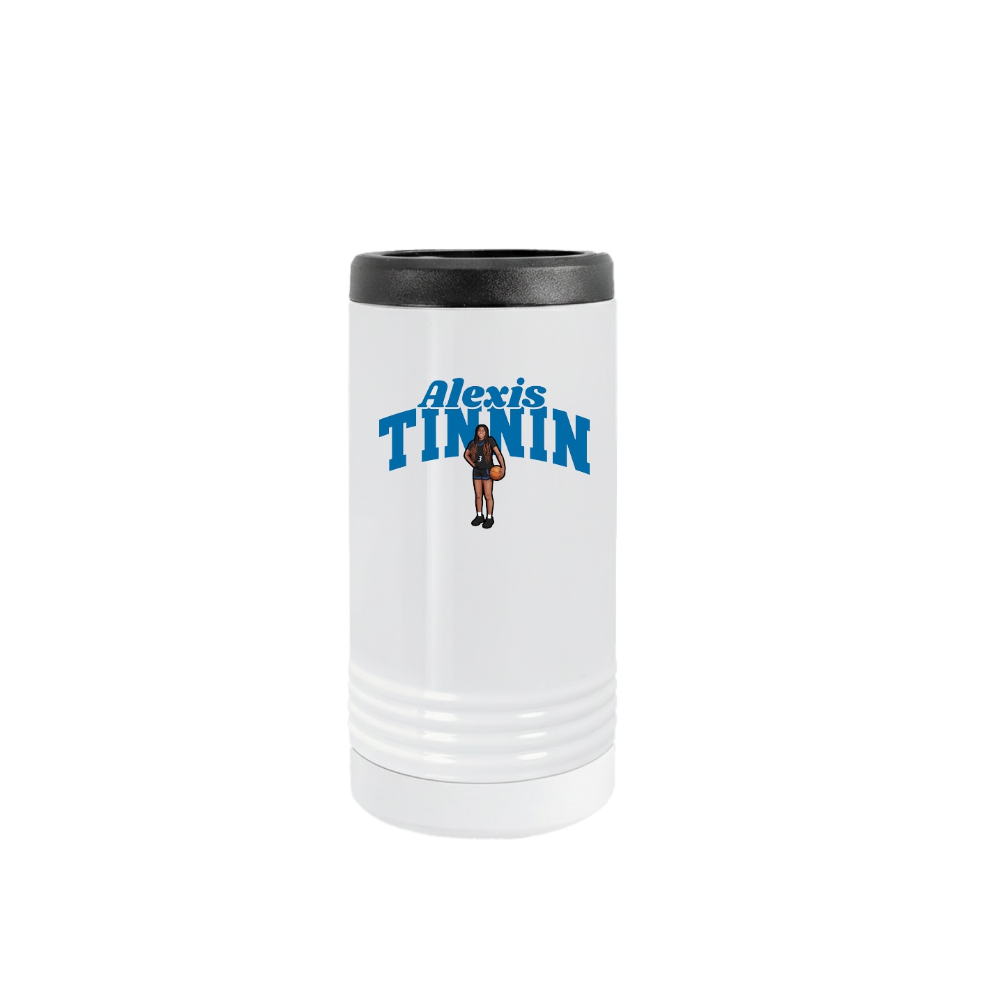 Slim Beverage Holder — Signature Arch in White