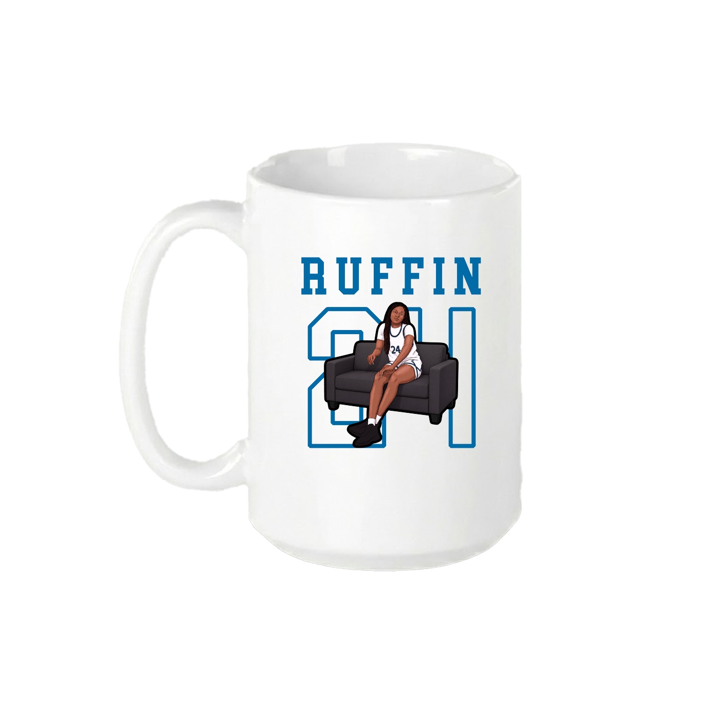 15oz Coffee Mug — Shirsey in White