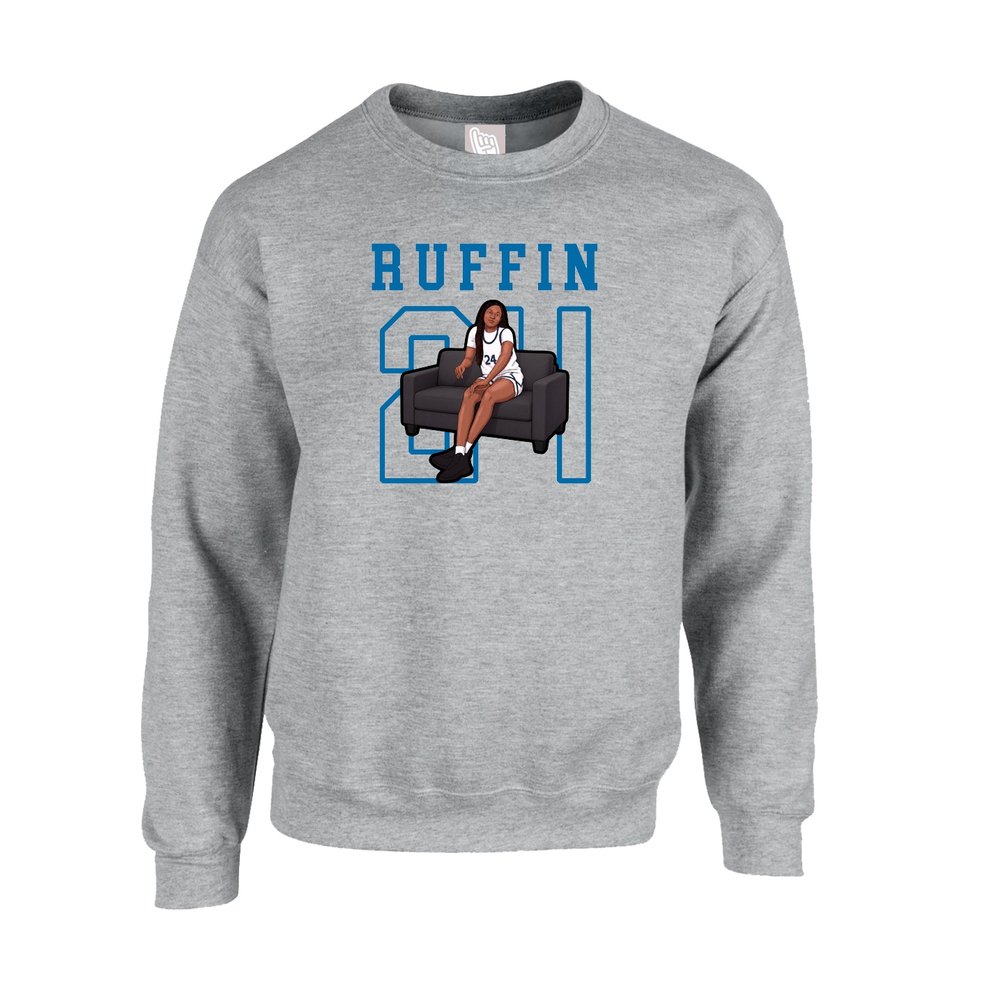 Fleece Crew — Shirsey in Grey
