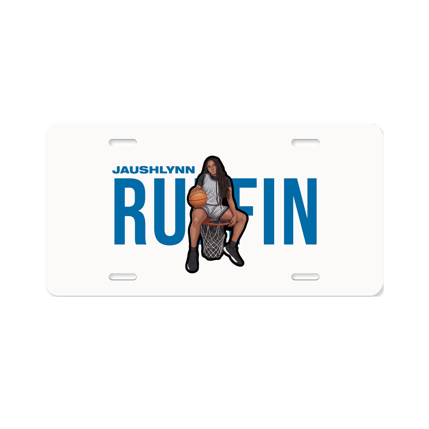 License Plate — Player Name in Classic