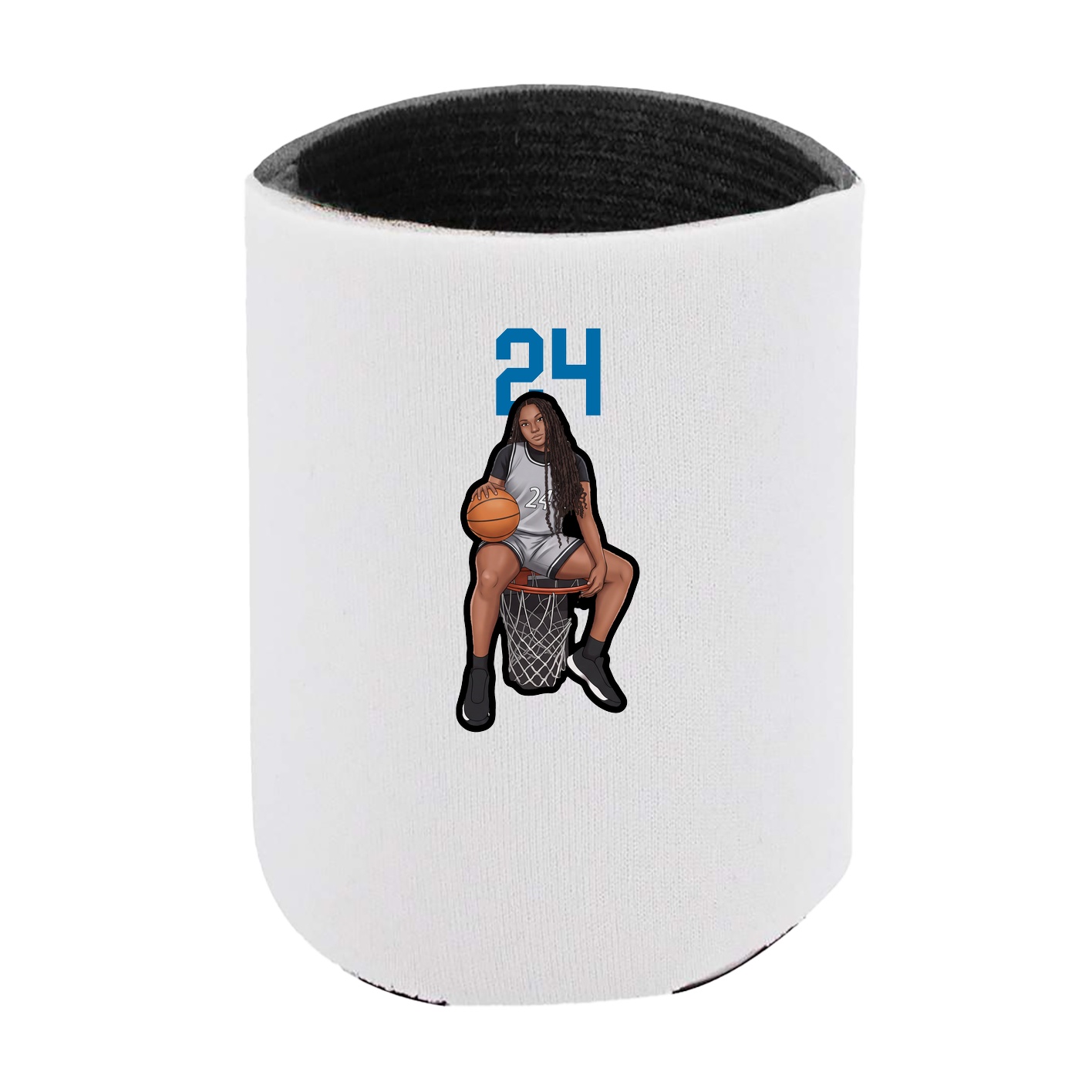 Can Holder — Number Top in White