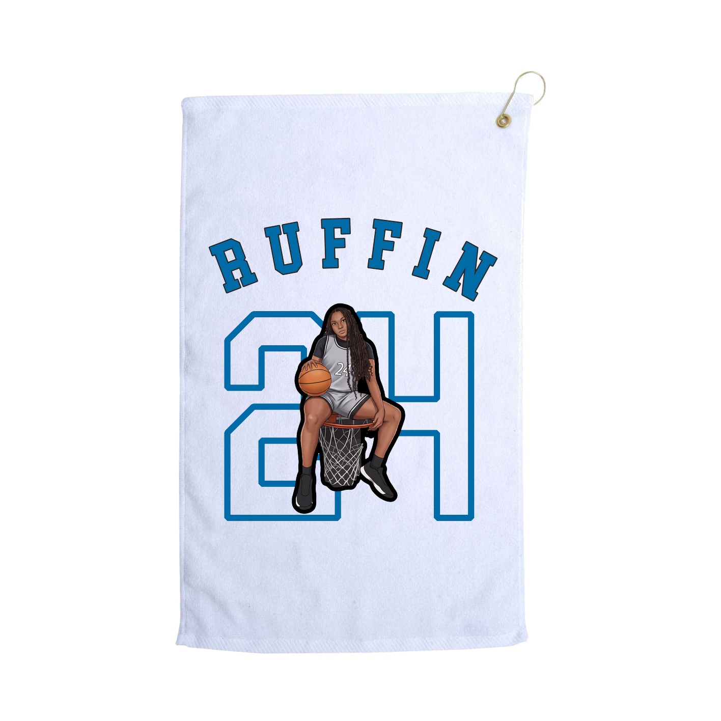 Golf Towel — Shirsey Arch in White