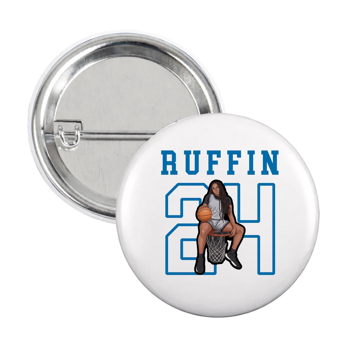 Game Day Button — Shirsey in White
