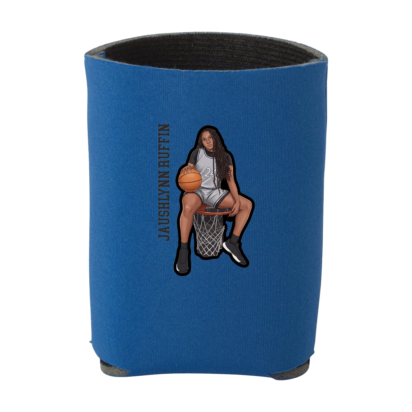 Can Holder — Name Vertical in Royal
