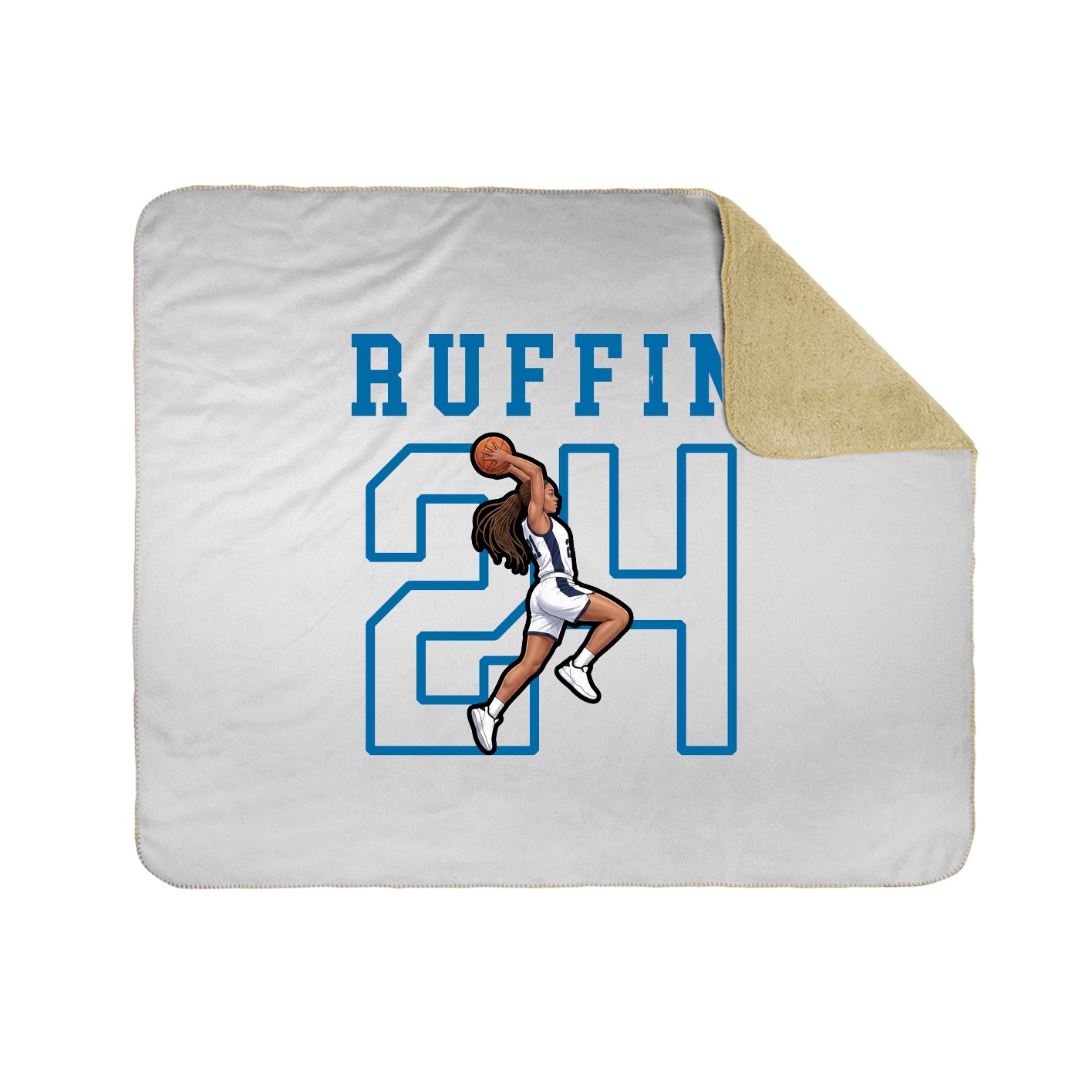 Throw Blanket — Shirsey in White