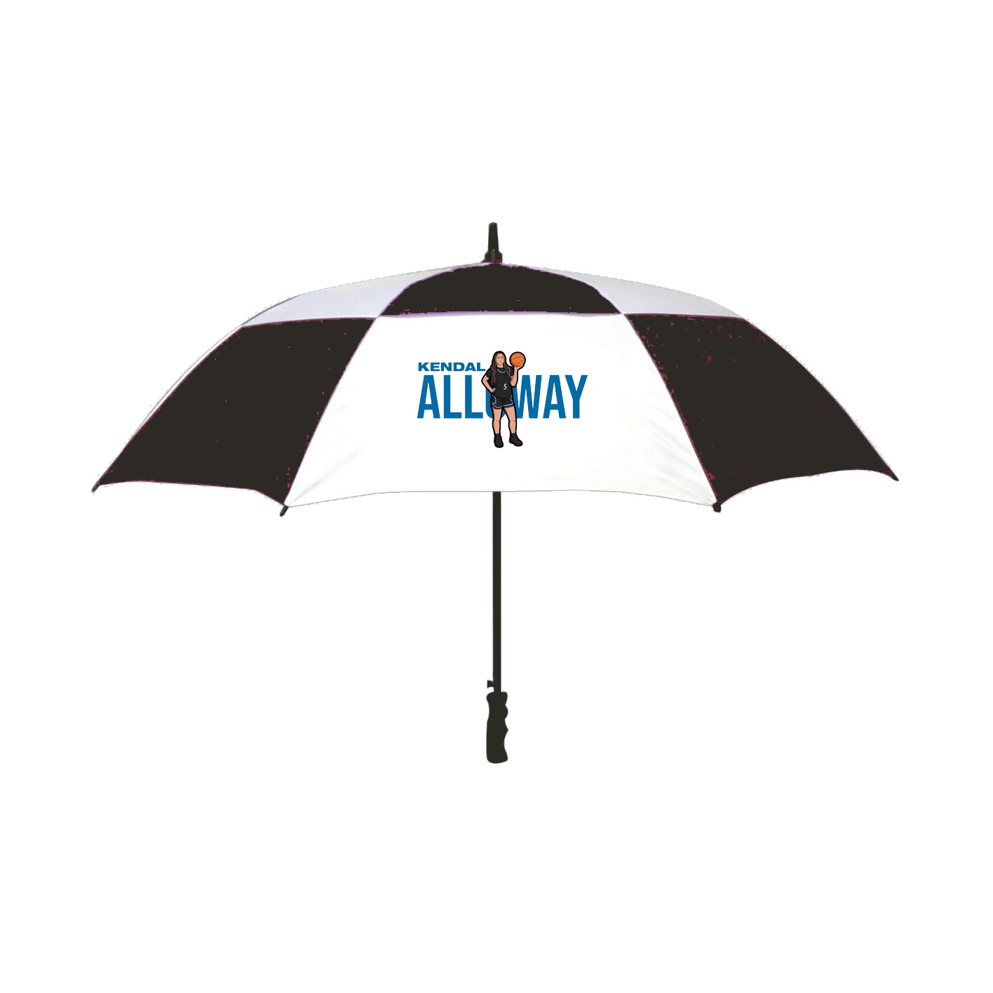 Golf Umbrella — Player Name in Black