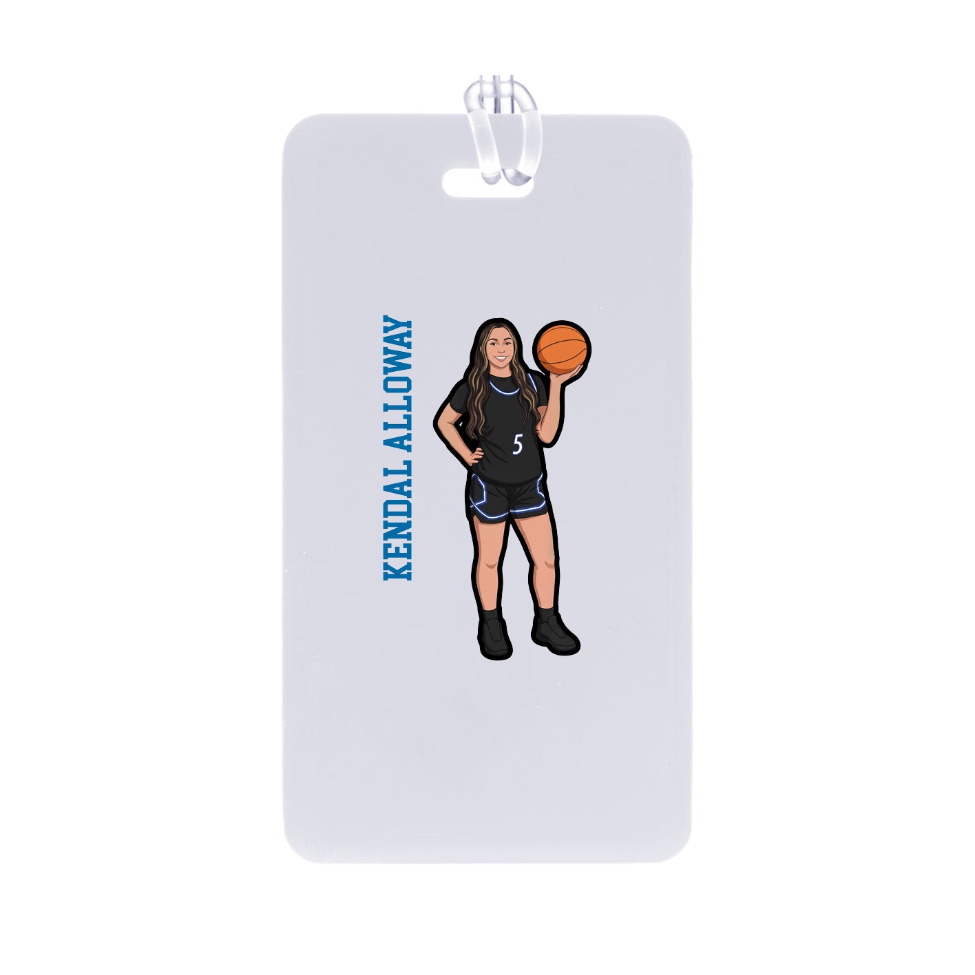 Bag Tag — Name Vertical in Classic