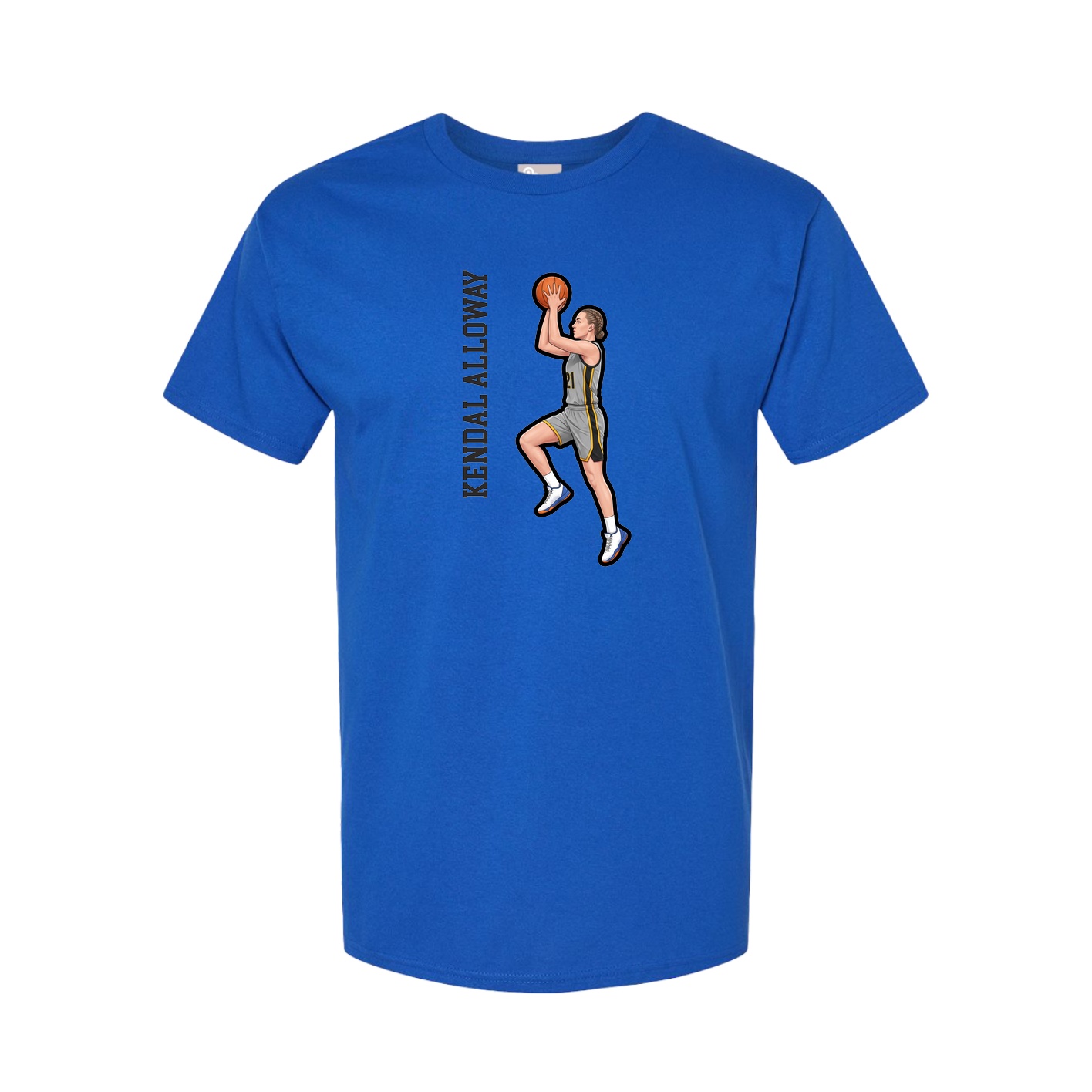 Tee — Name Vertical in Royal