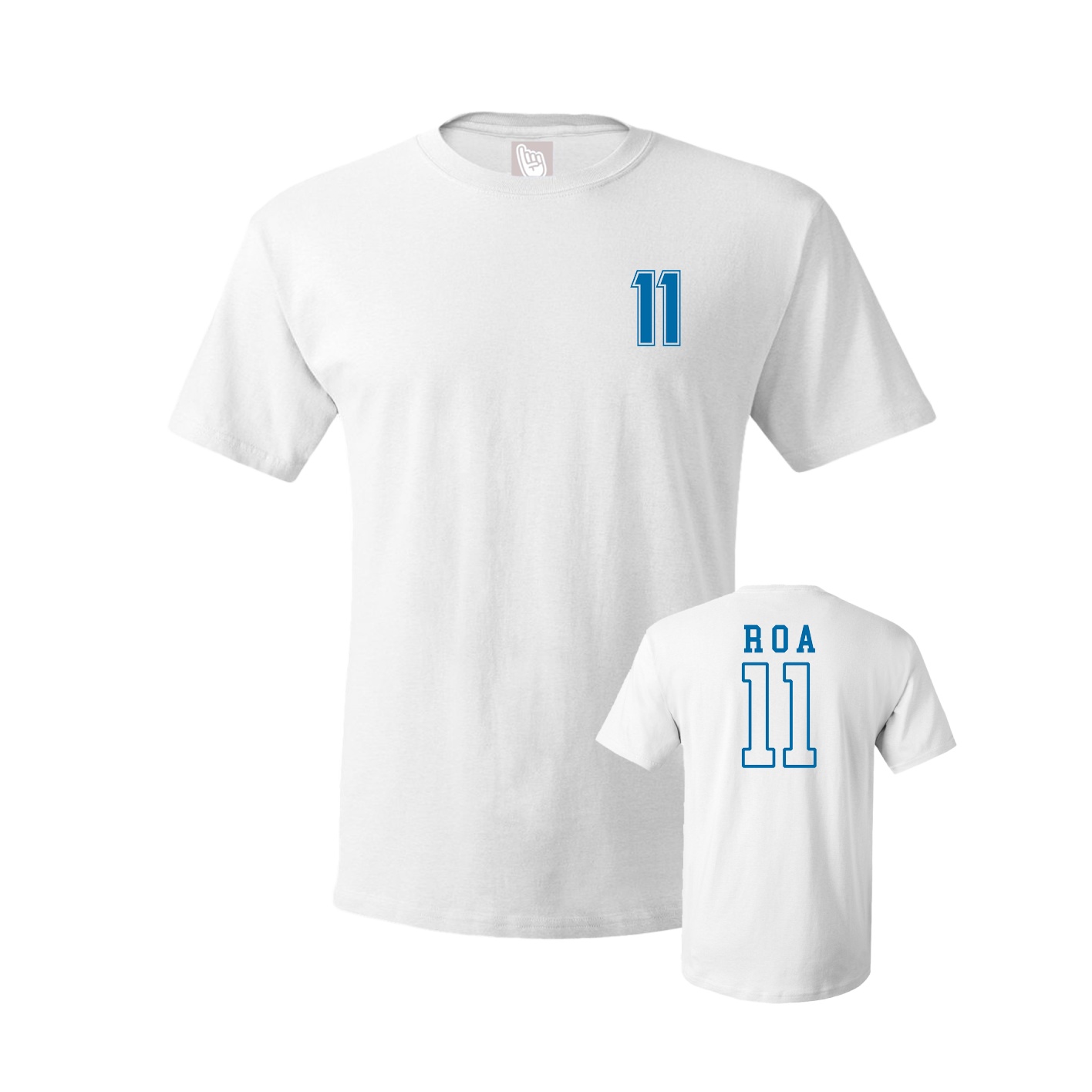 Youth Tee — Chest Back in White