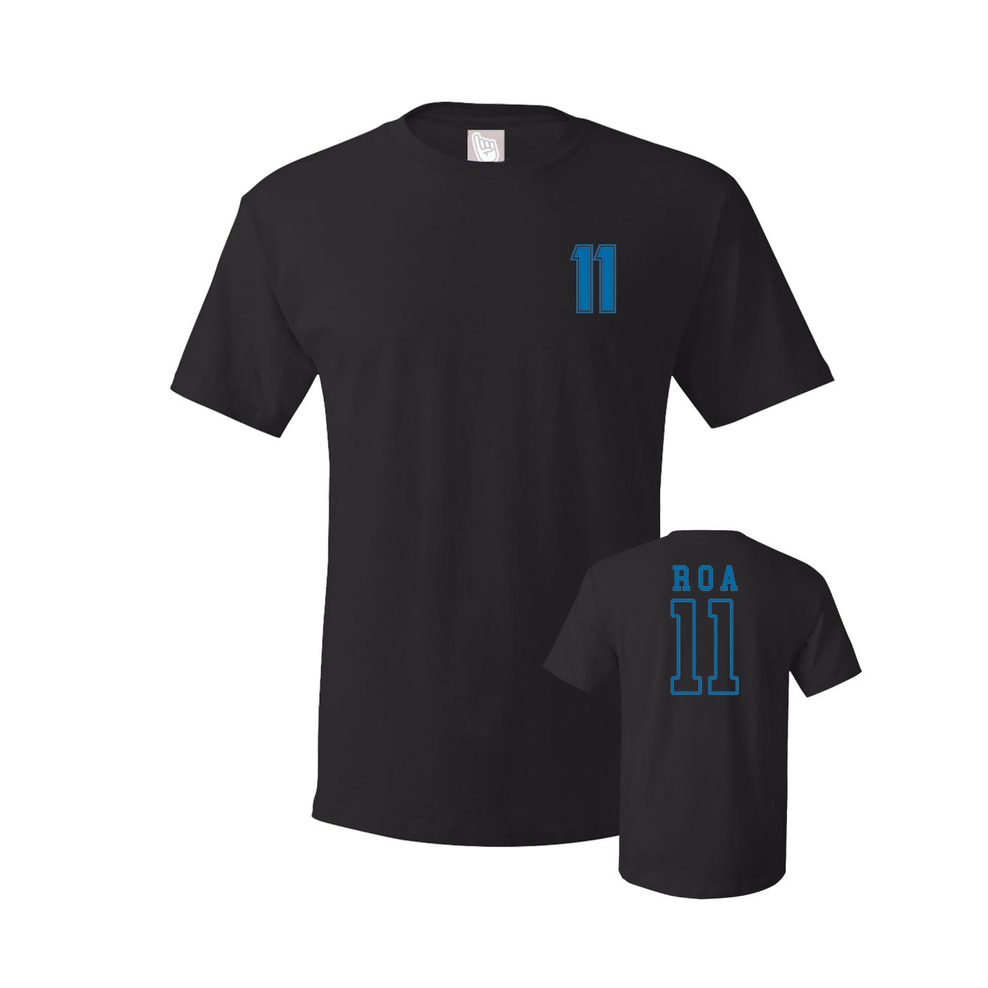 Youth Tee — Chest Back in Black