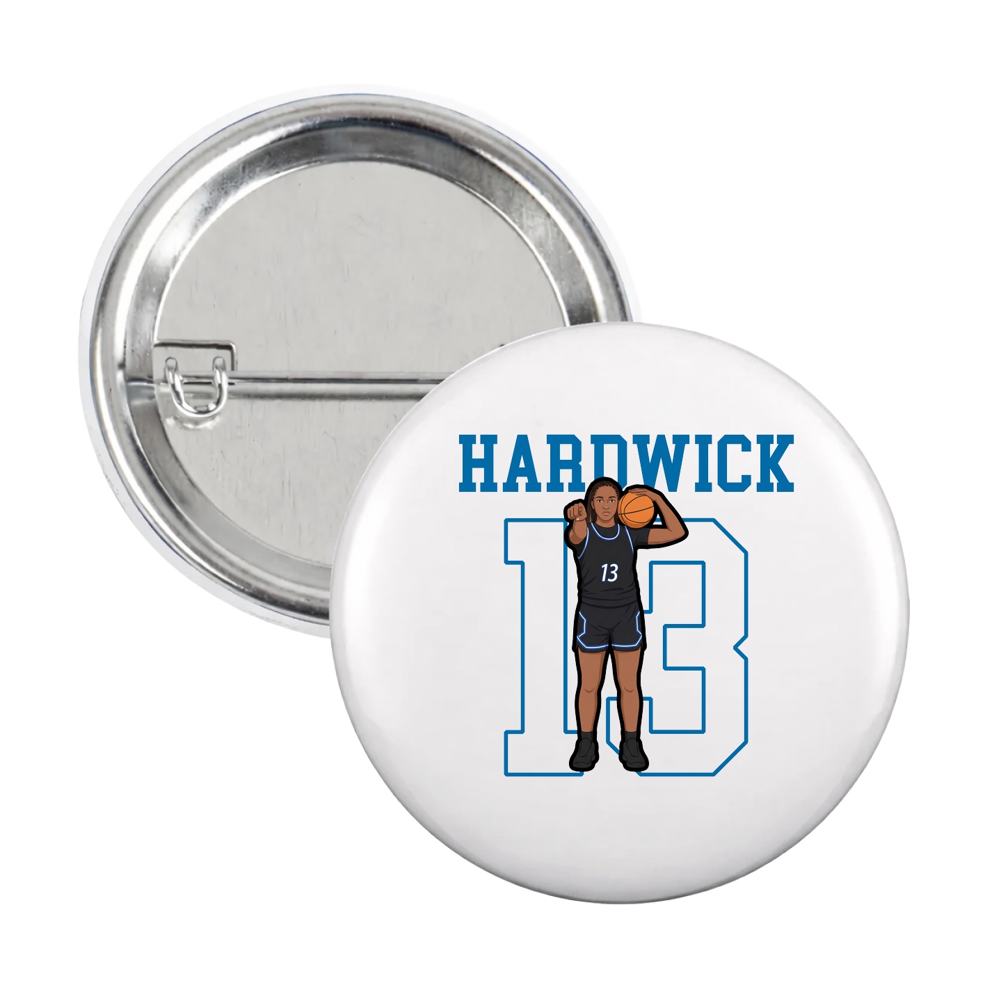 Game Day Button — Shirsey in White
