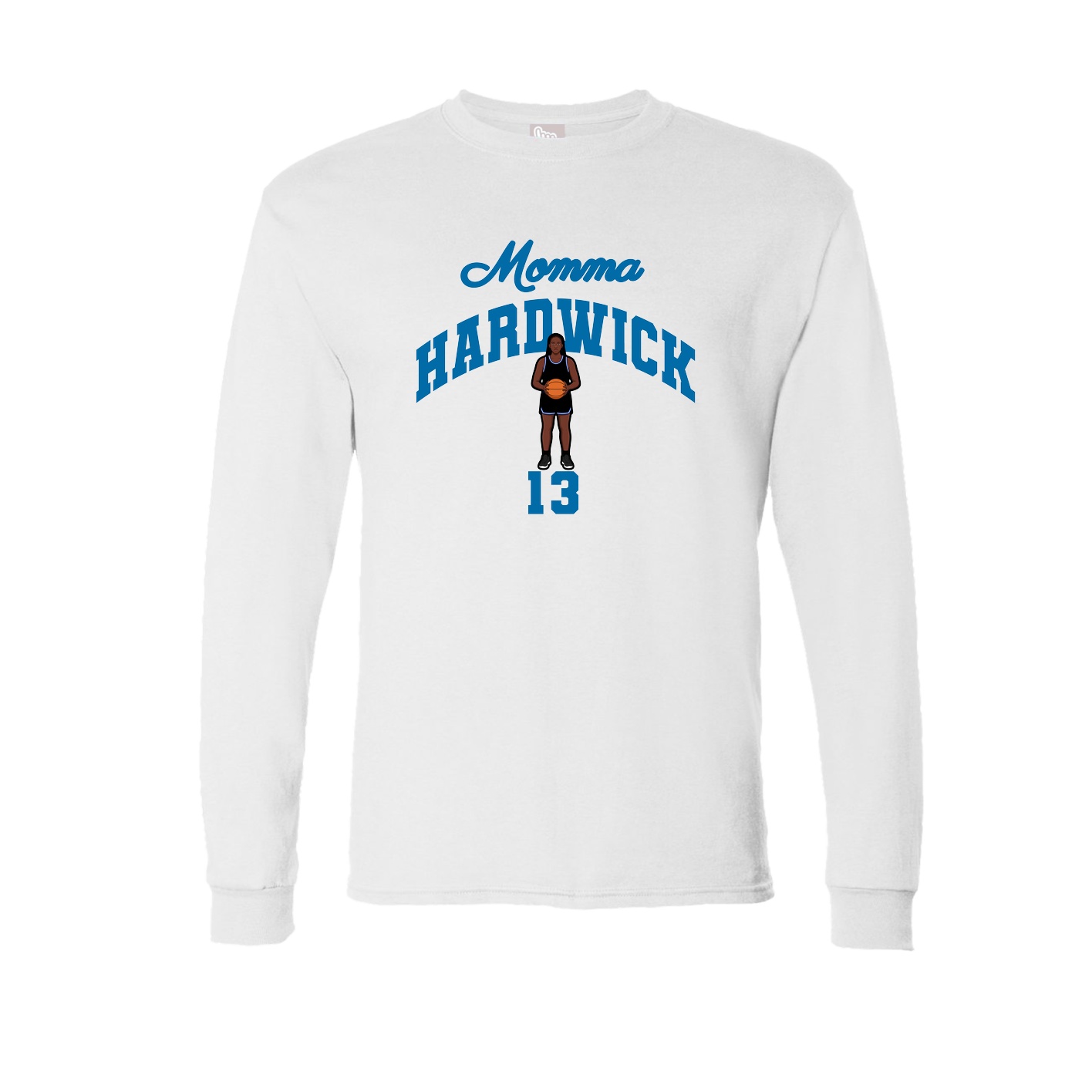 Long Sleeve Tee — Mothers Day Arch in White