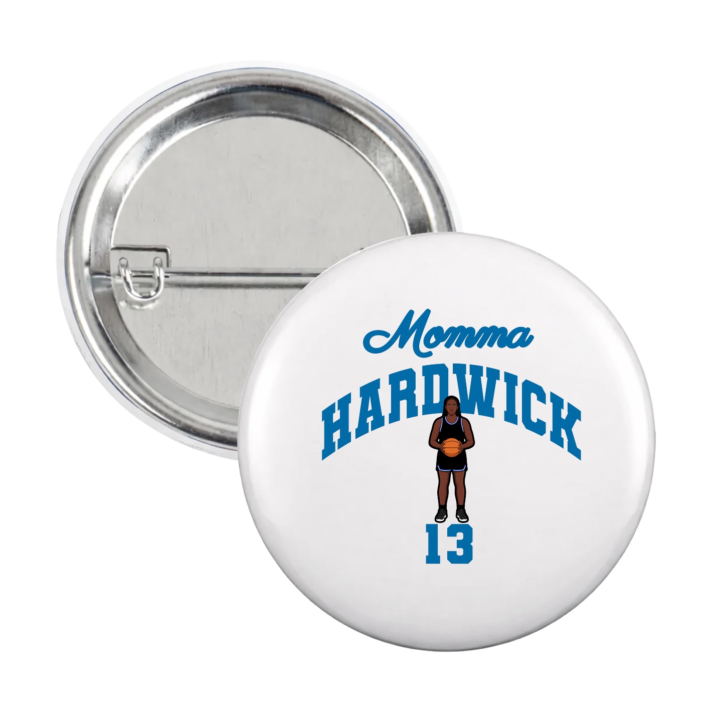 Game Day Button — Mothers Day Arch in White