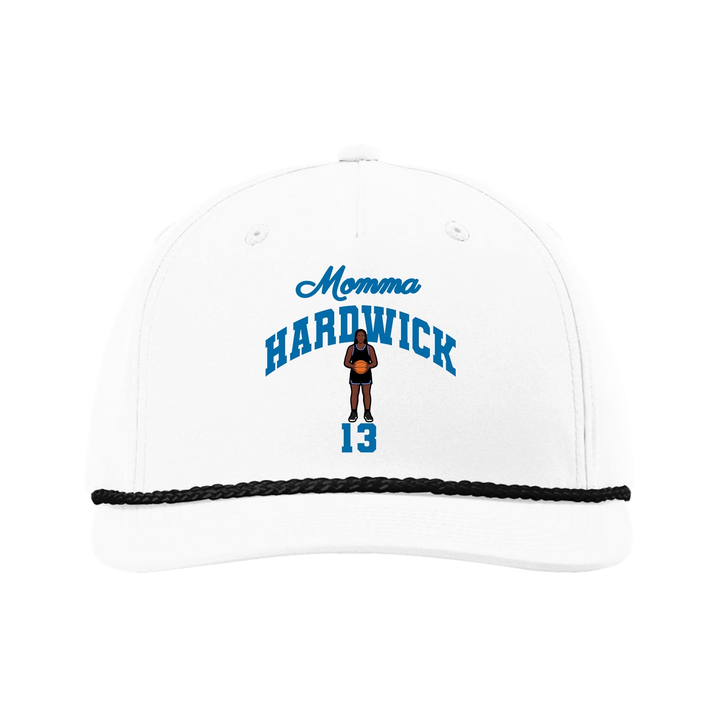 Five-Panel Classic Rope Cap — Mothers Day Arch in White