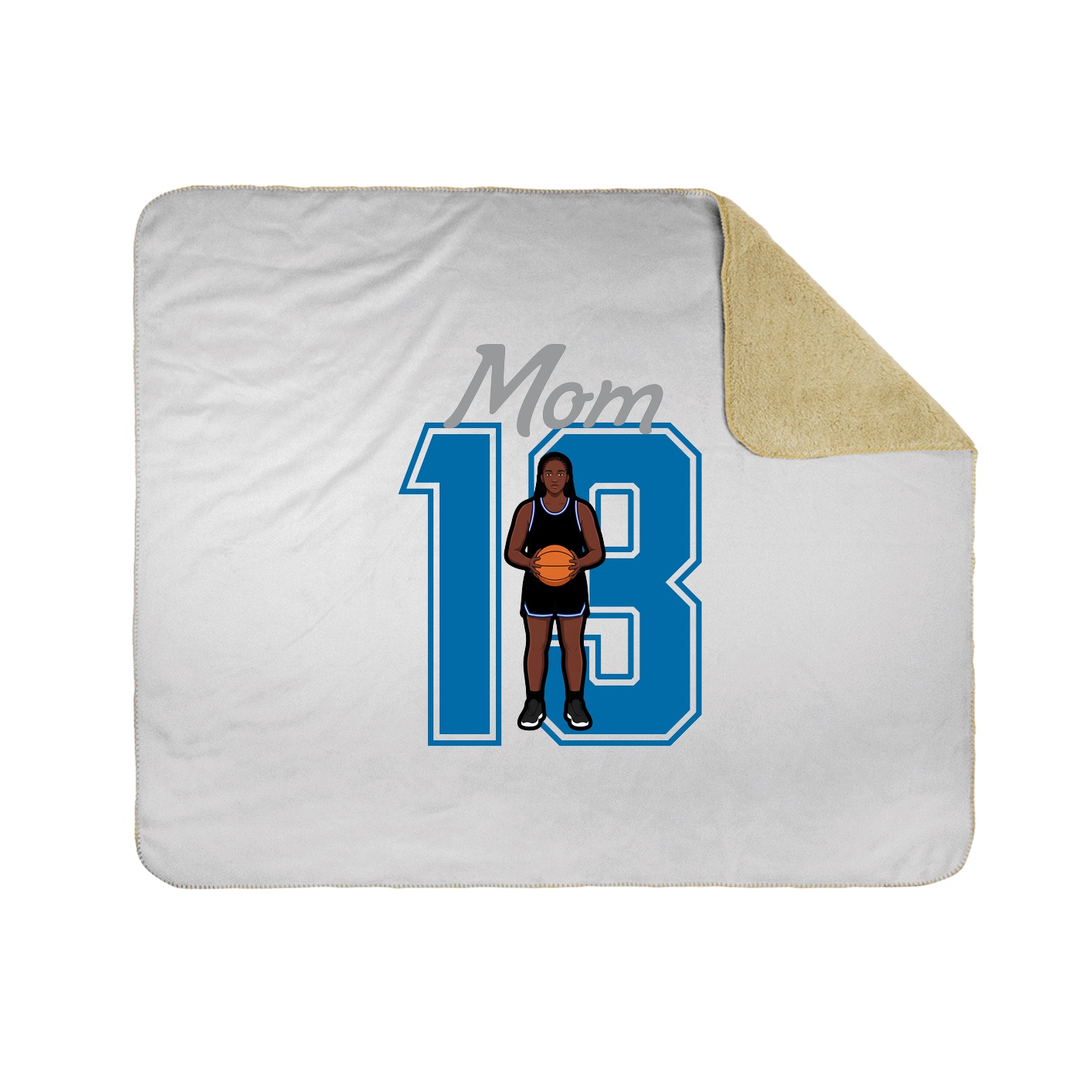 Throw Blanket — Mothers Day Shirsey in White