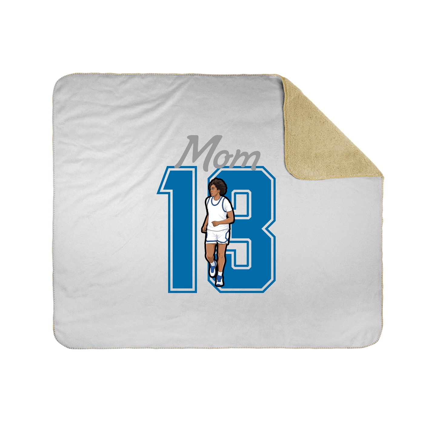 Throw Blanket — Mothers Day Shirsey in White