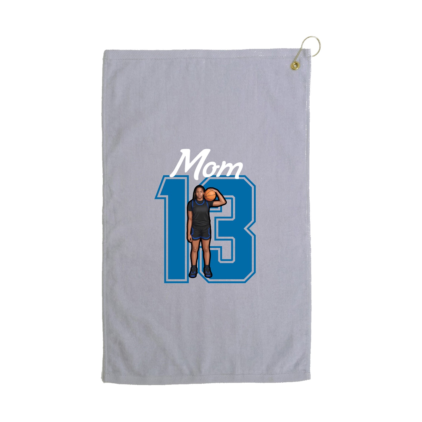 Golf Towel — Mothers Day Shirsey in Grey