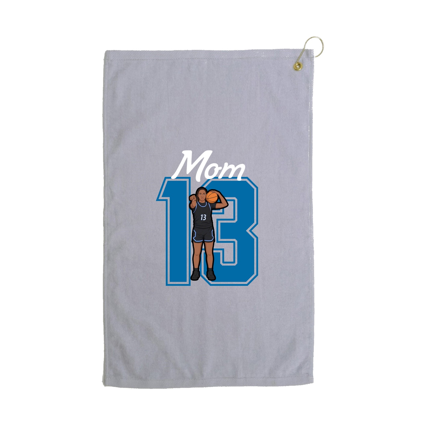 Golf Towel — Mothers Day Shirsey in Grey
