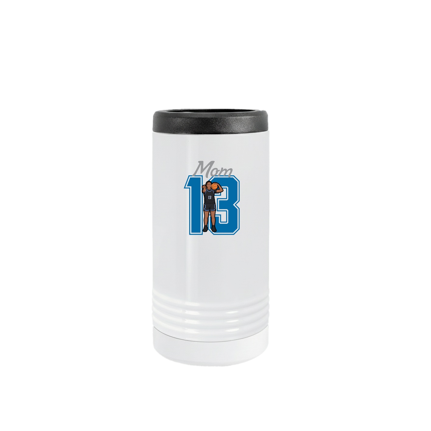 Slim Beverage Holder — Mothers Day Shirsey in White