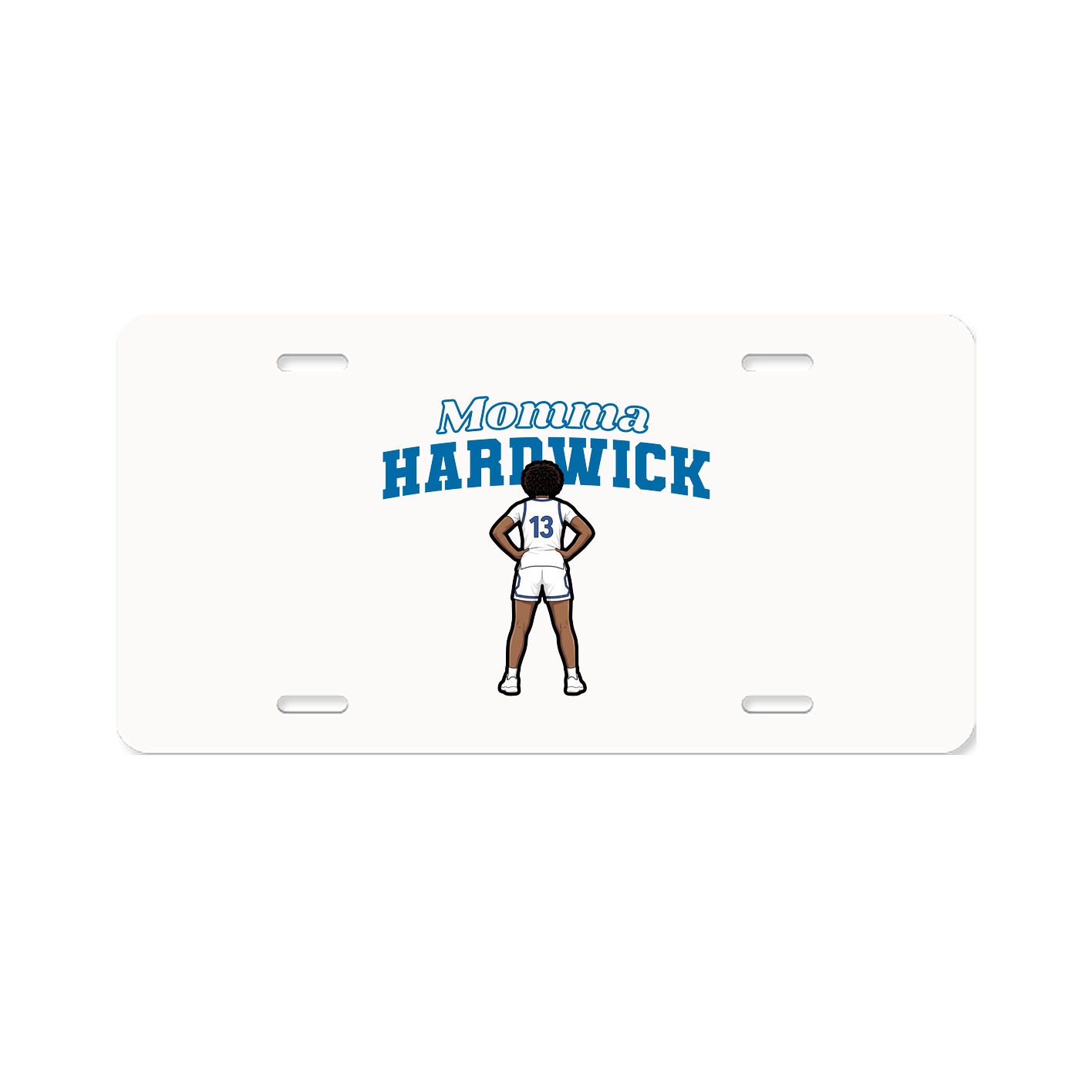 License Plate — Mothers Day Block in Classic