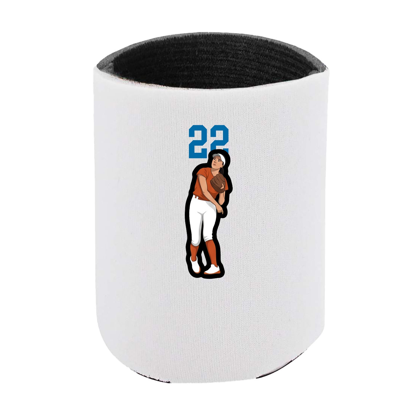 Can Holder — Number Top in White