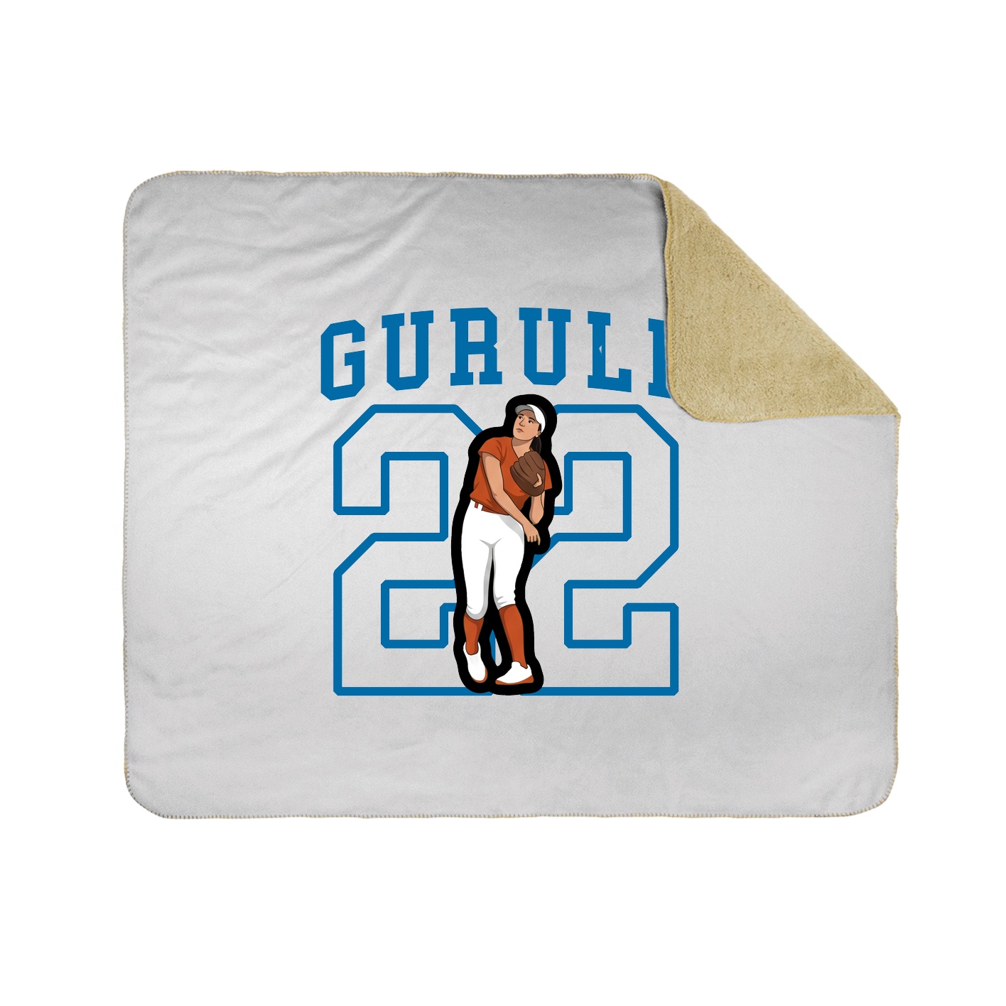 Throw Blanket — Shirsey in White