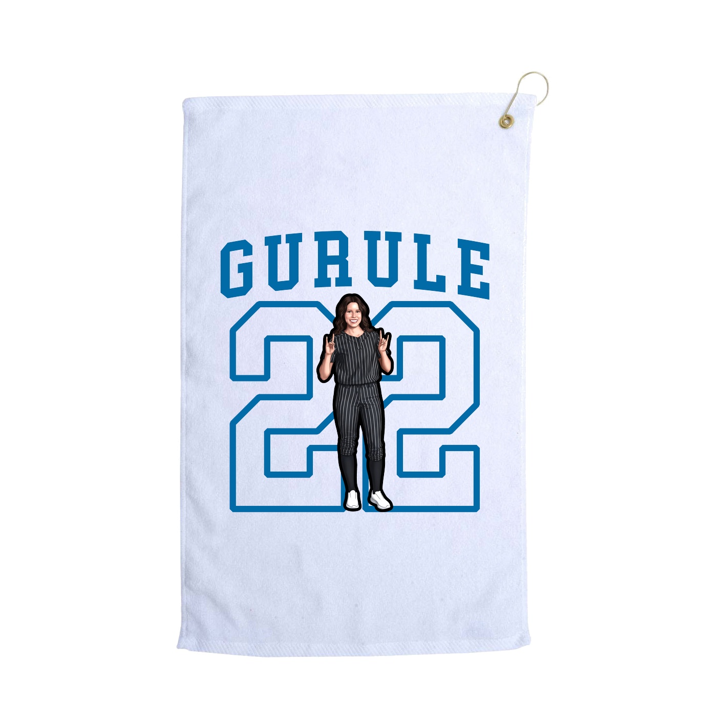 Golf Towel — Shirsey in White
