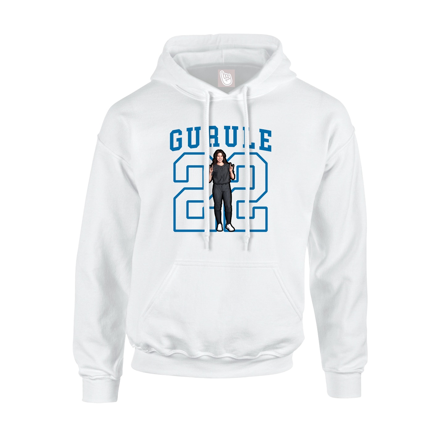 Hoodie — Shirsey in White