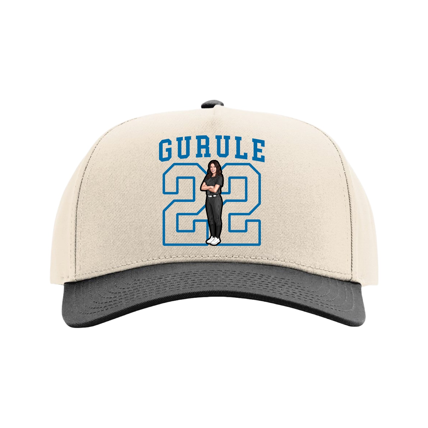 Full Fabric Five-Panel Champ Cap