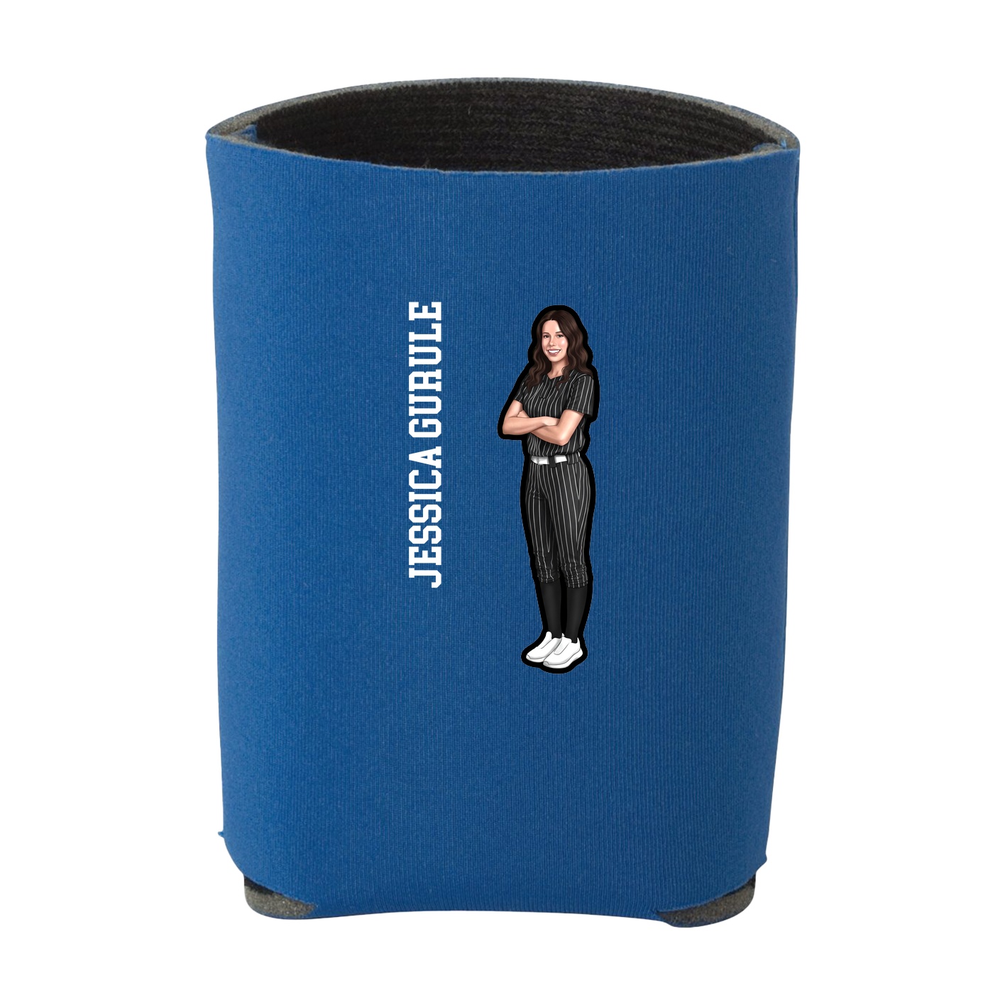 Can Holder — Name Vertical in Royal