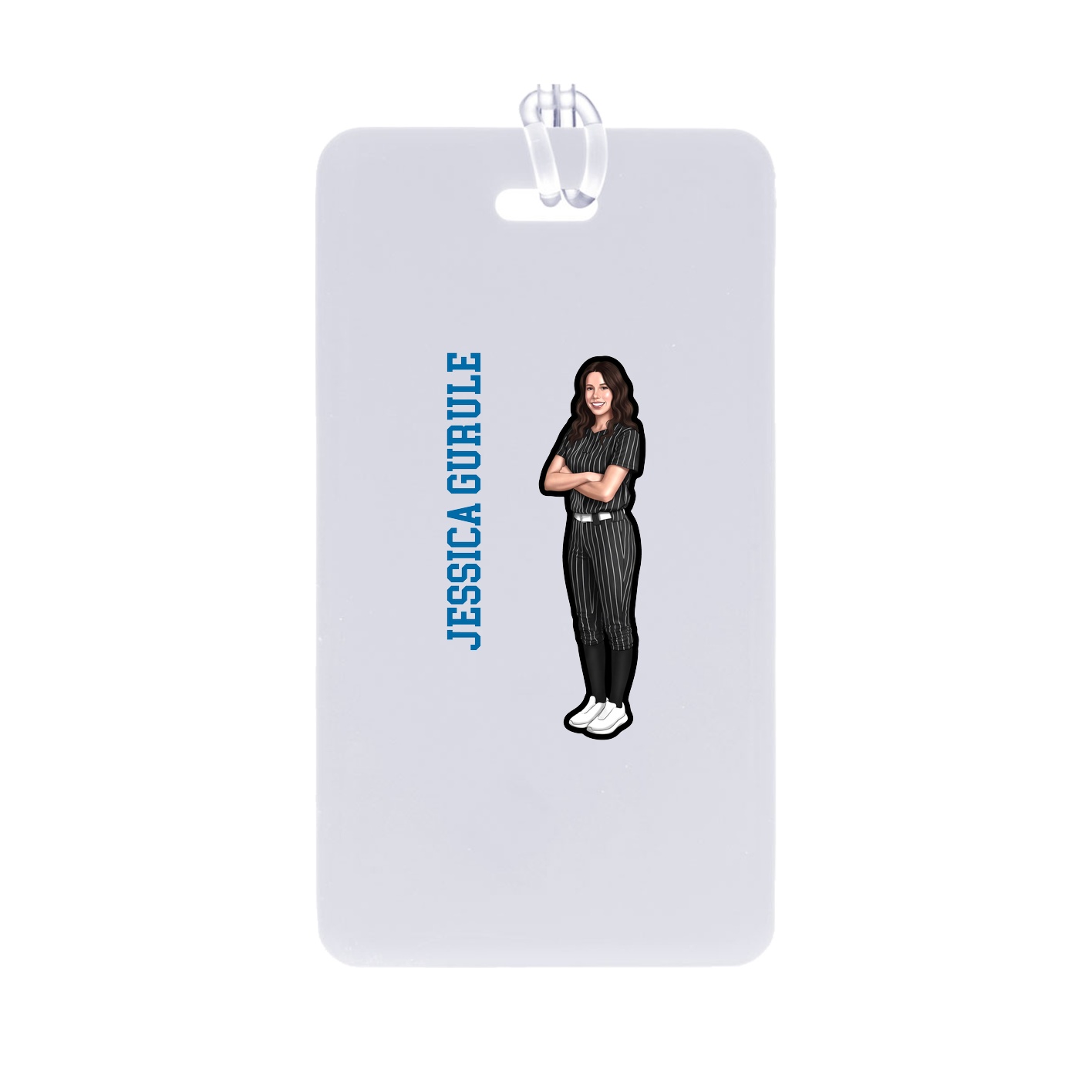 Bag Tag — Name Vertical in Classic