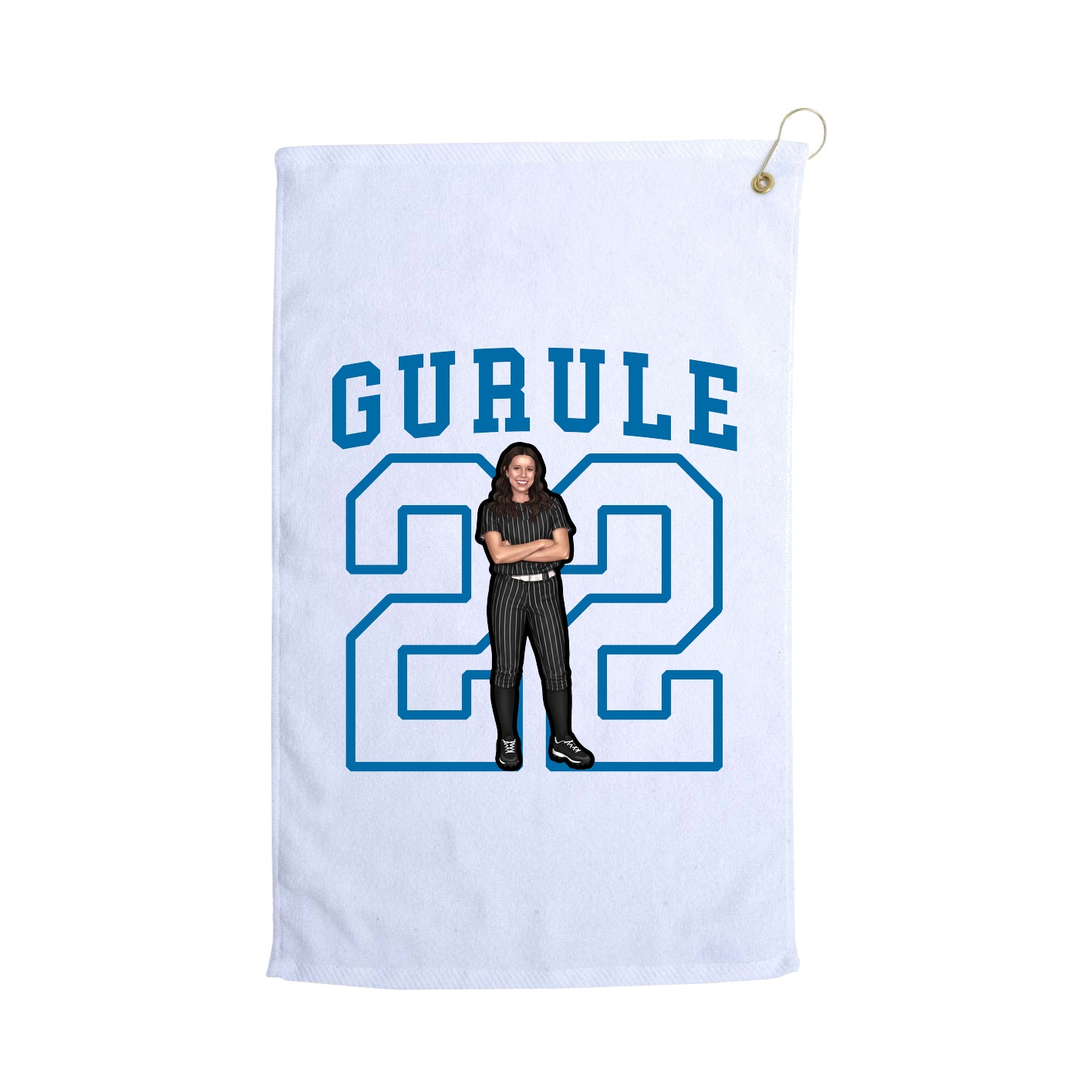 Golf Towel — Shirsey in White